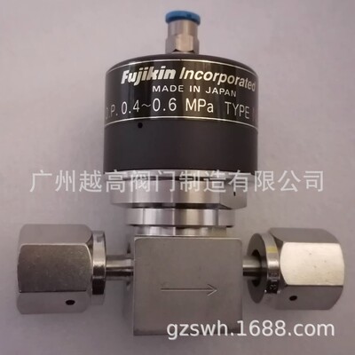 富士金FUJIKIN气动隔膜阀FUSDM调压阀FUSDM手动球阀ROHS 3/8
