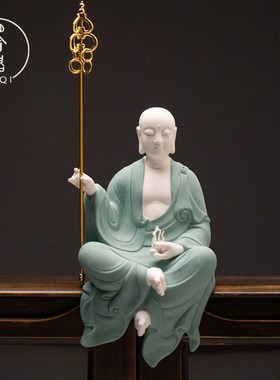 速发德化萨瓷禅地意藏王菩陶佛像披坐地藏菩萨像中式客厅玄关家居