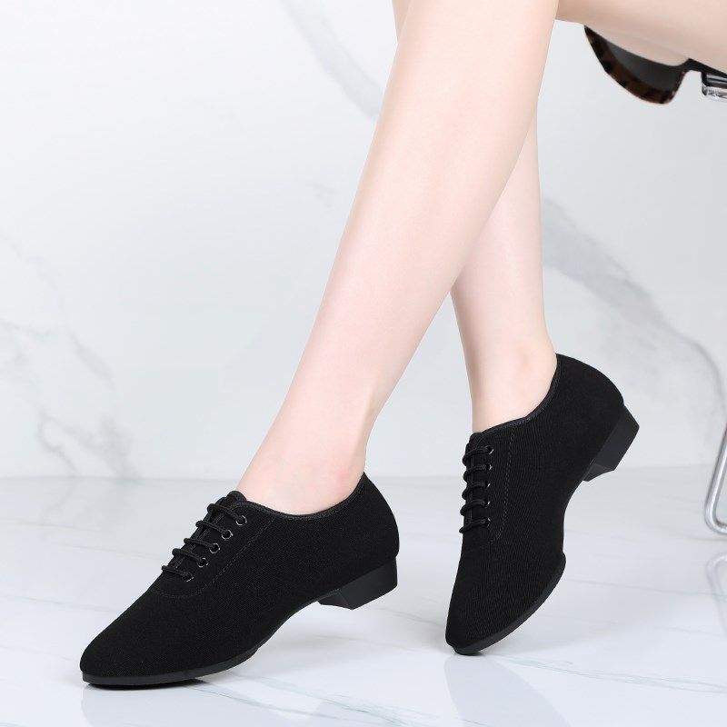 速发GY新款练功鞋士广场舞鞋舞人交谊功软底古典练双教师连底