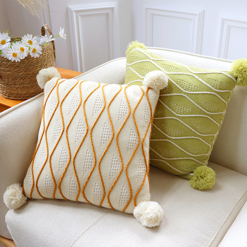 速发风沙发头枕靠公学生午睡枕方形可爱手枕办垫室床抱靠枕套