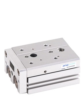 亚德客带导轨滑台气缸HLS6/8/12/16/20/25*10X20X30X40/50X75SABF