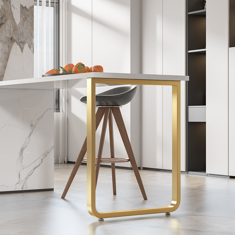 铁艺桌腿支架金属桌子腿桌脚吧台脚支撑腿U型支撑架吧台腿餐桌腿