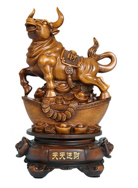 十二生肖摆件全套鼠牛虎兔龙蛇马羊猴鸡狗猪家居仿木雕客厅工艺品