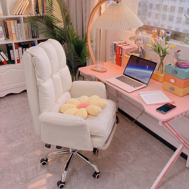 直播椅电脑椅家用书房办公久坐靠背转椅可躺书桌电竞沙发直座椅子