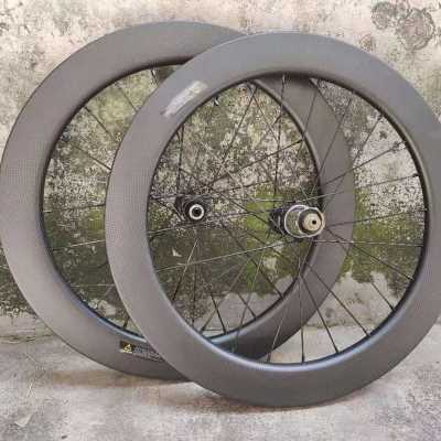 新品碳纤维公路轮组700c公路碳刀454碟刹圈刹轮组451轮组20寸轮组