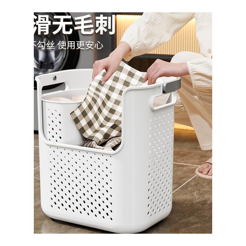 脏衣篓壁挂分区脏衣服收纳筐洗衣篮脏衣篮家用脏衣桶浴室放衣神器