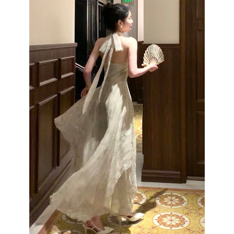 好货Good Job【花木深】新中式水墨印花连衣裙女夏季新款国风清冷