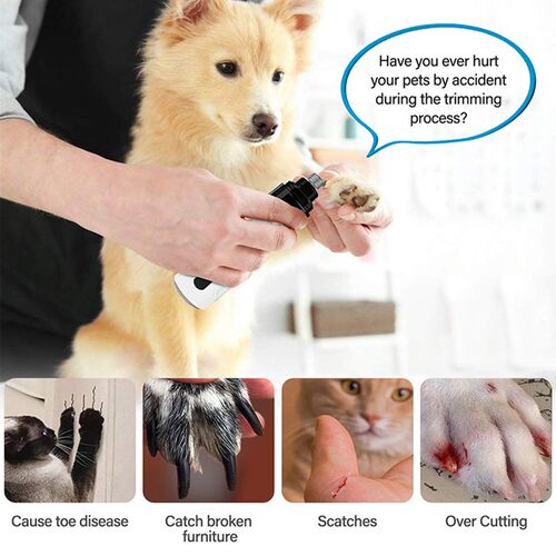 好货New Electric Dog Nail Clippers for Dog Nail Grinders USB