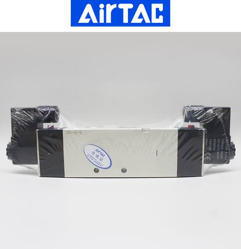 好货亚德客电磁阀气阀4V220-08 4V320-10 4V430-15AC220V DC24V双