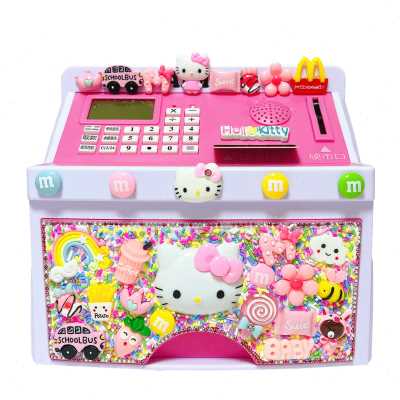 2023卡通存钱罐语音密码存钱筒儿童礼物吸币机大容量ATM存钱箱存