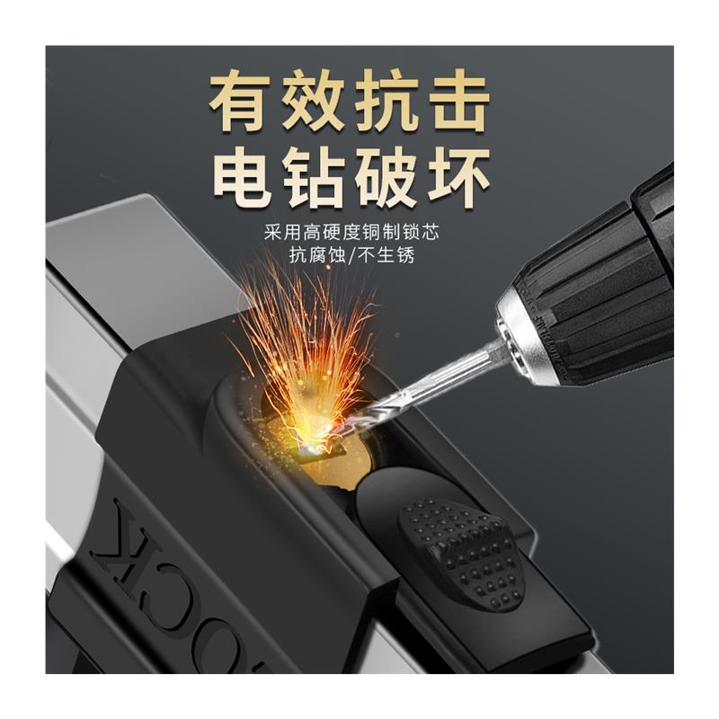 抗液压剪电动车锁机车U形锁防盗锁自行车电动车锁单车山地U型锁