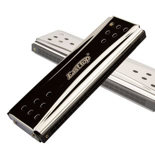 双面双调24孔复音C调口琴东方鼎专业级演奏G调成人初学者入门乐器