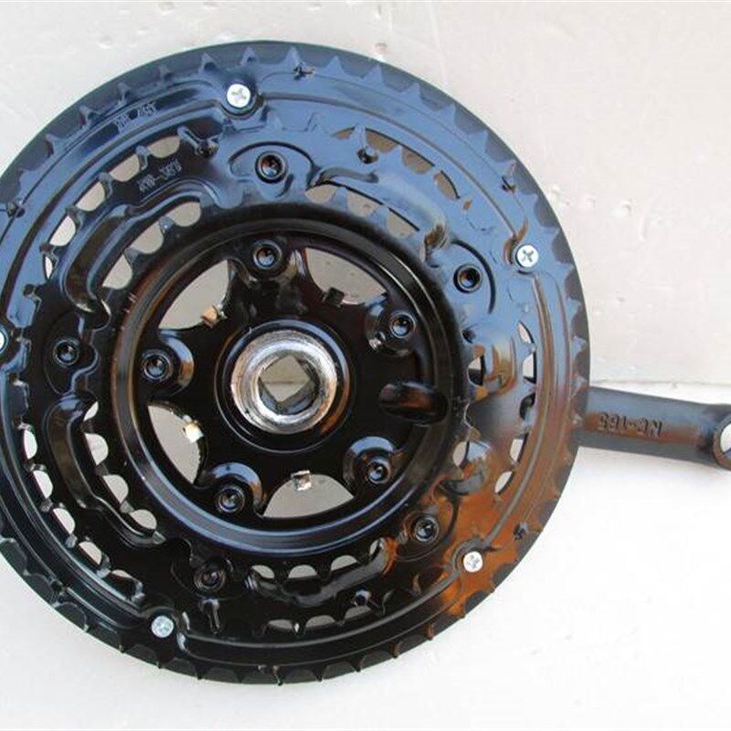 42t山地车牙盘21齿盘18速24自行车7公路8钢铁曲柄27速自行车轮盘