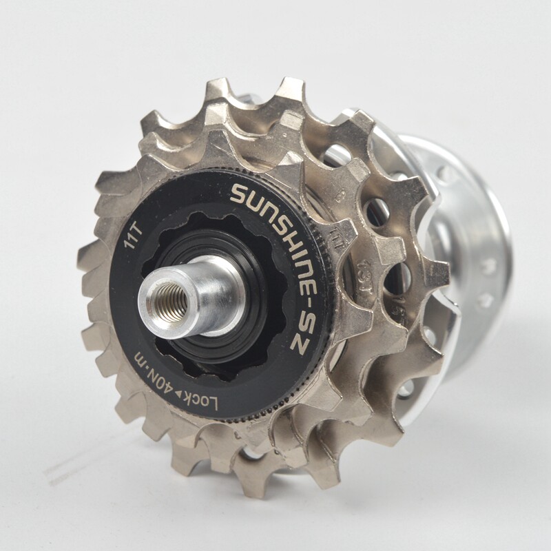 折叠车培林花鼓外三速塔基飞轮分体式飞轮 三速塔基 钢 11-13-15T