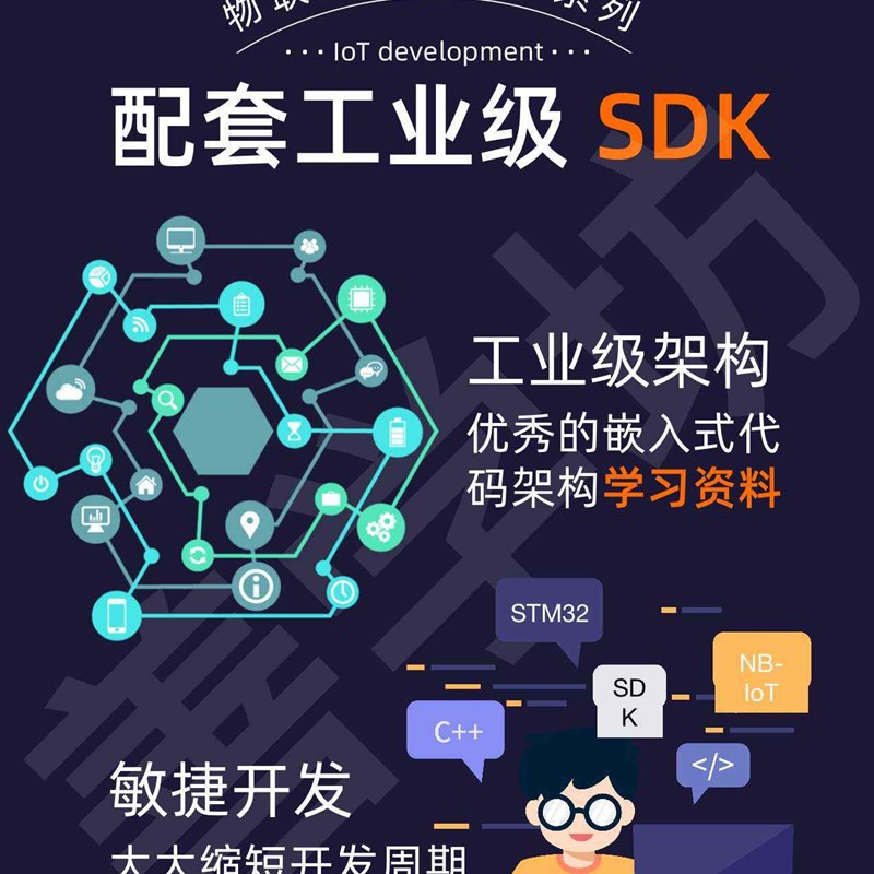 NBIoT开发板 BC260Y STM32 nbiot物联网模块 嵌入式开发套件MQTT