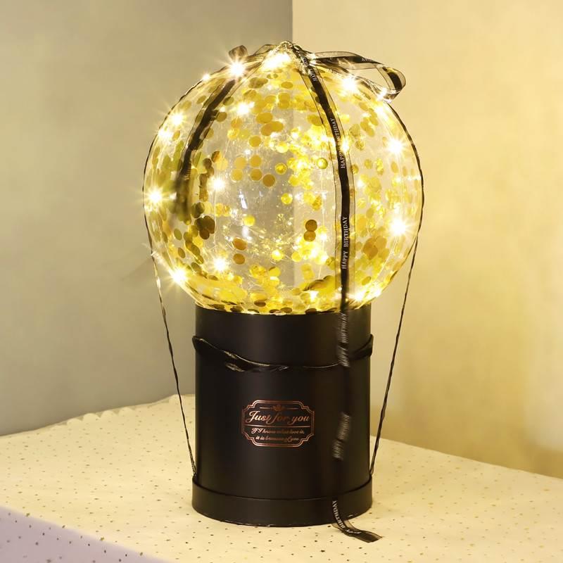 惊喜波波球花束礼盒气球生日布置周岁派对装饰抱抱桶盒子装钱红包