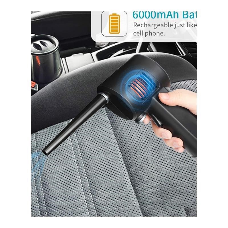 Cordless Air Duster for Computer Cleaning, Replaces Compress