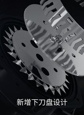 贝克巴斯(BECBAS)F5食物垃圾处理器家用厨房粉碎机感应开关(白