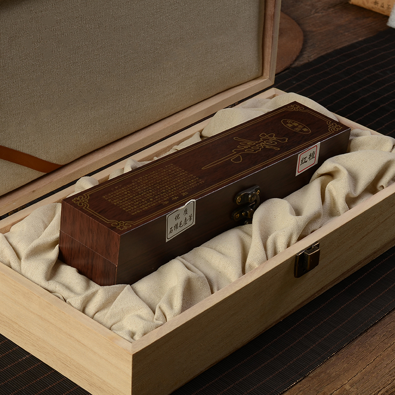 麻顶搭扣桐木盒纯手工日式复古茶叶包装空盒定制月饼盒中秋礼品盒