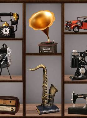 复古民国上海装饰品老式摆件手摇电话机古董怀旧物件电影摄影道具