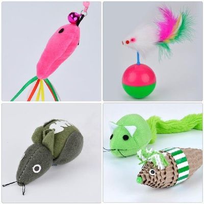 21 pcs Funny Folding Pet Cat Tunnel Cat Play Tunnel Tubes