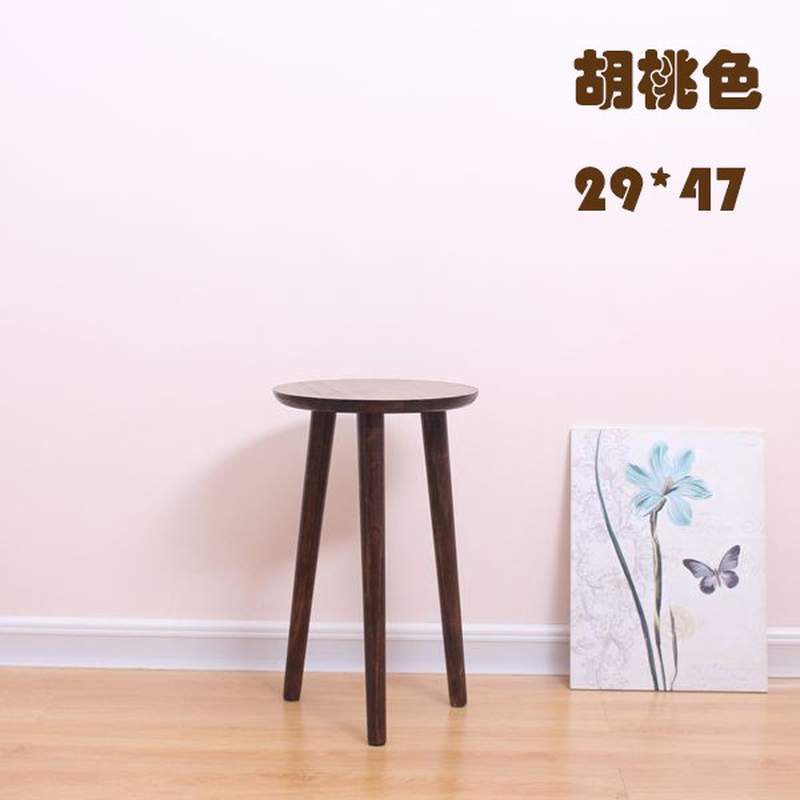 实木室内绿萝花架简约单层落地吊兰客厅式北欧风小边几花盆置物架