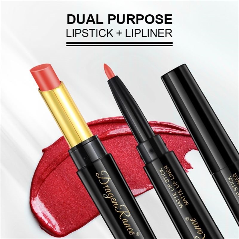 Lip Liner And Lipstick Set Lipstick Easy Makeup Chocolate