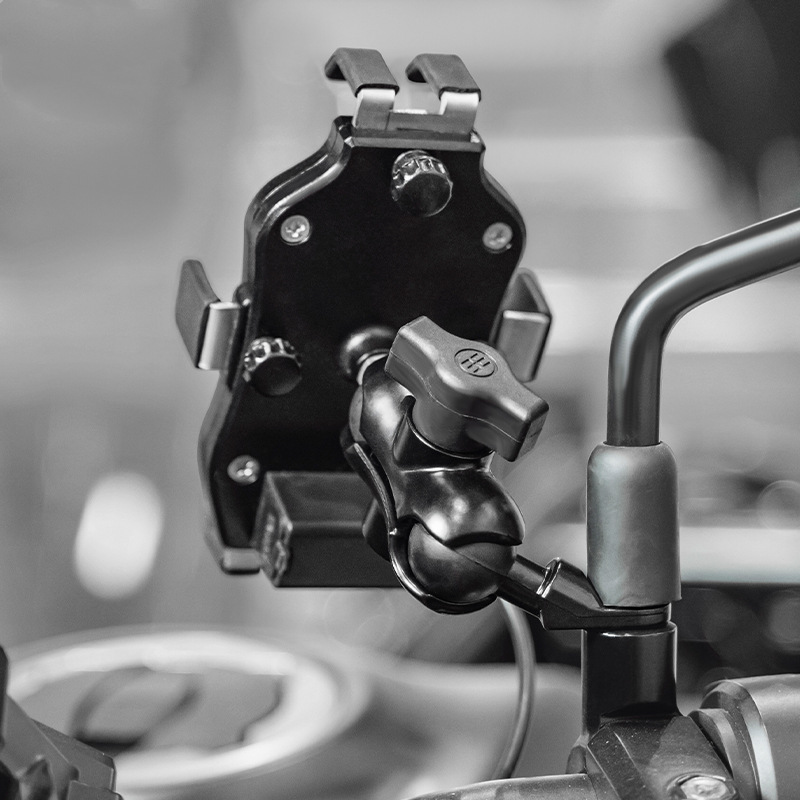 适用BMW宝马R1200GSR1200R改装手机支架骑行铝合金导航支架配件