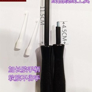 永华钩针电感磁环绕线机耐用钩针头手动电子绕编制线圈工具铜线