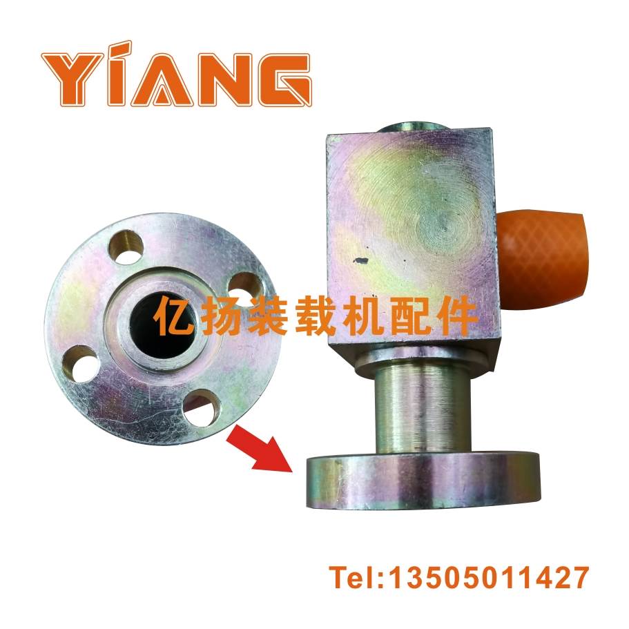 龙工装载机配件50C 850D 853B 855D铲车侧翻旋转接头855N侧卸接头