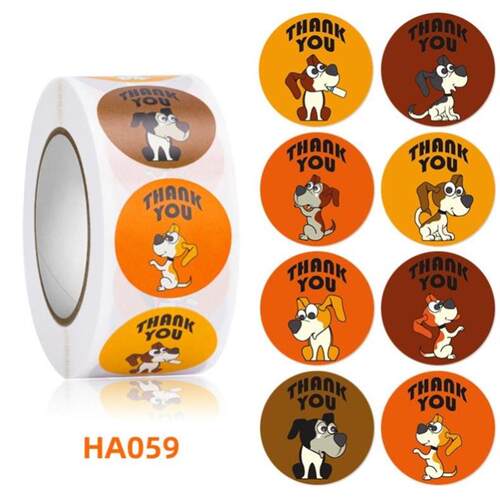 Thanak You Stickers Seal Label Paper Decoration Sticker Gift