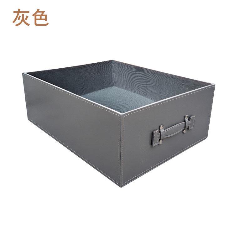9v7t皮革衣柜储物箱衣服定制抽屉式衣帽间木箱收纳箱收纳盒大号