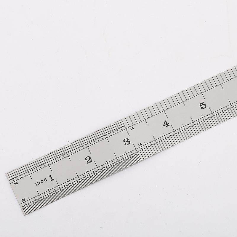 可挂学钢式不锈钢直尺加厘米直尺子生GC3126绘图测量标尺厚工具尺