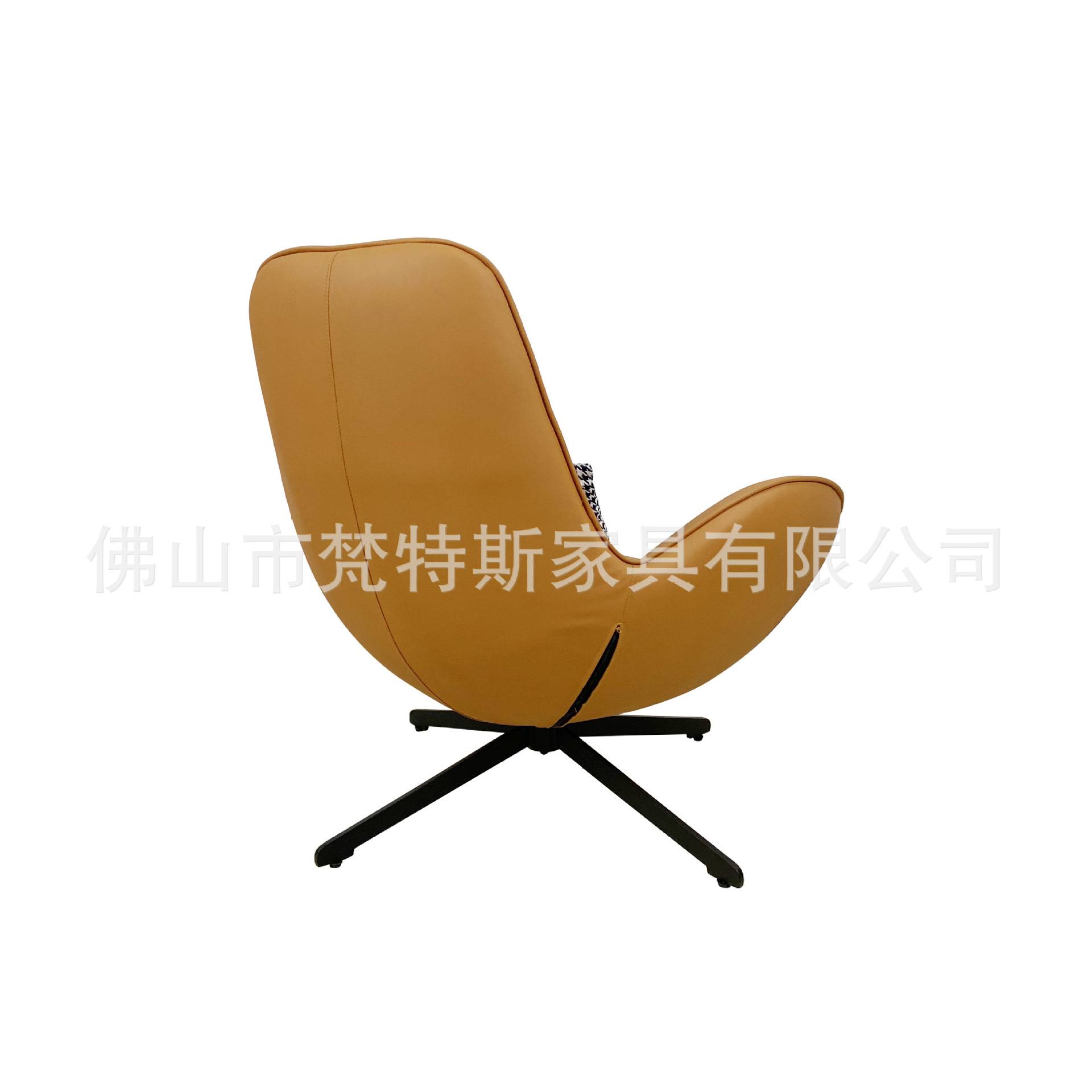 设计师高背椅子意式极简旋转蛋壳椅子小户型客厅休闲椅阳台