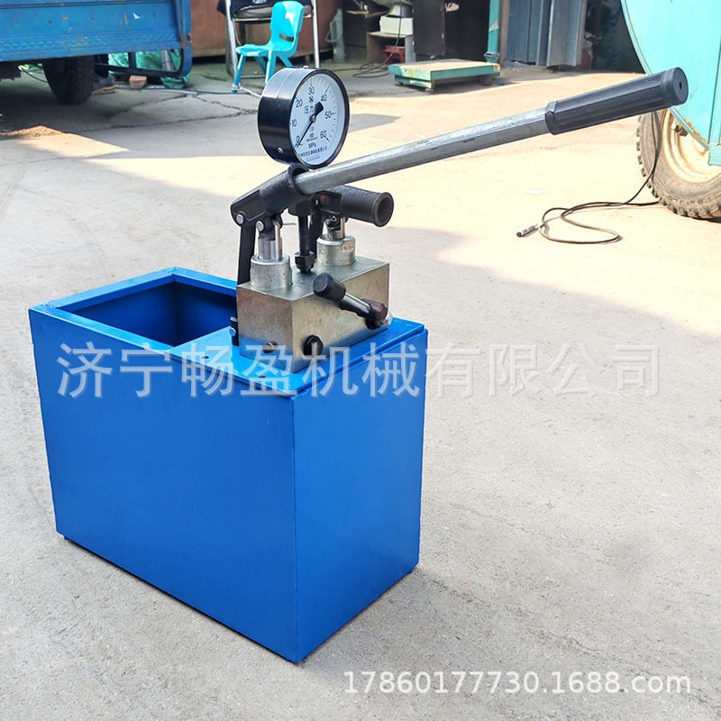 手动试压泵打压机水管道打压泵家用水压地暖压力泵 水管检漏仪