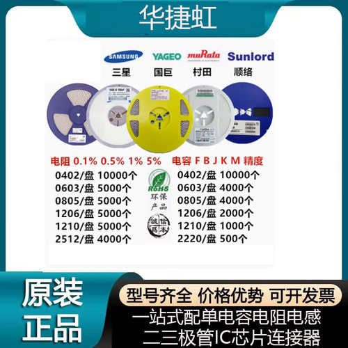 国巨0603贴片电阻15R0.1%0.5%
