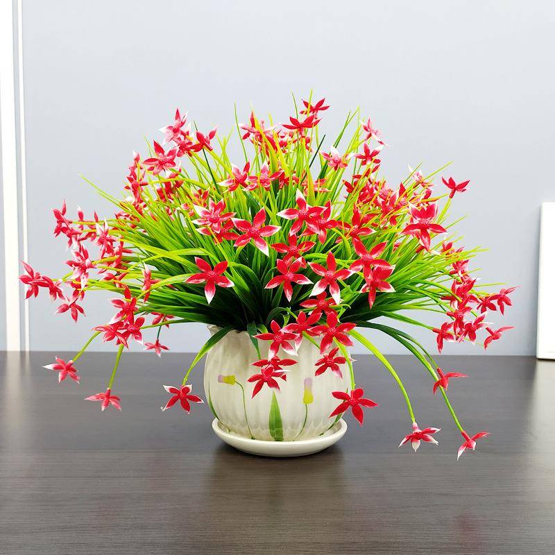 仿绿植盆栽室内花艺T-649835造景小植物客厅摆假花电视柜桌面室真