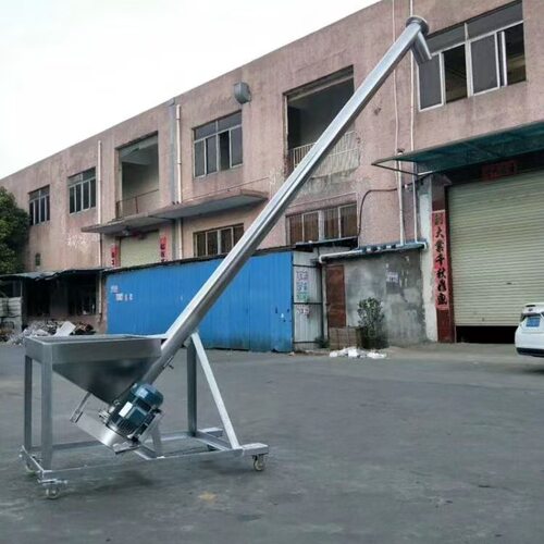 螺旋蛟龙输送机 化工面粉 颗粒 自动吸料上料机不锈钢螺杆提升机