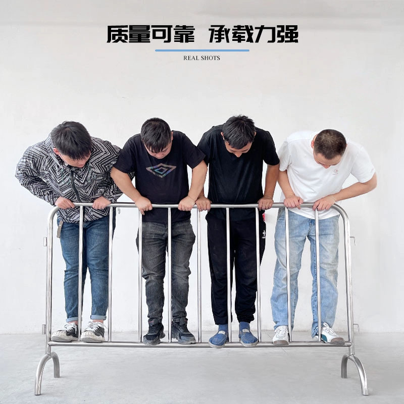 不锈钢铁马护栏可移动施工隔离