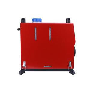 车加热家用取暖器12V汽车燃油411暖风机厂柴暖一体器 工红驻色立式