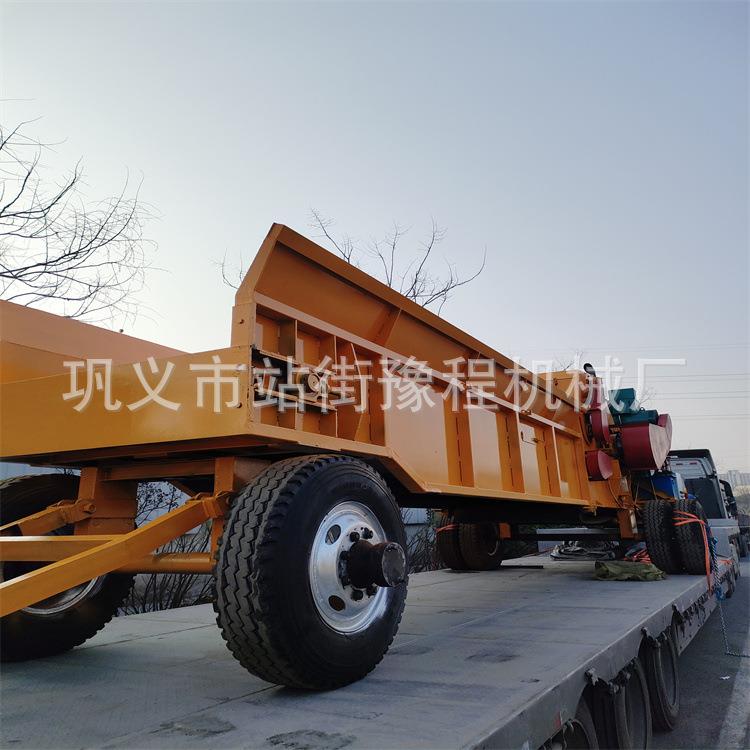 产机木生材粉碎机综合木头破碎大型移动木板SOE切片机工地碎模板