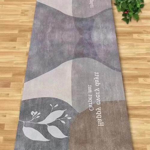 加厚德芙绒地垫长形地毯客厅茶几毯抽象轻奢卧室家用满铺地毯