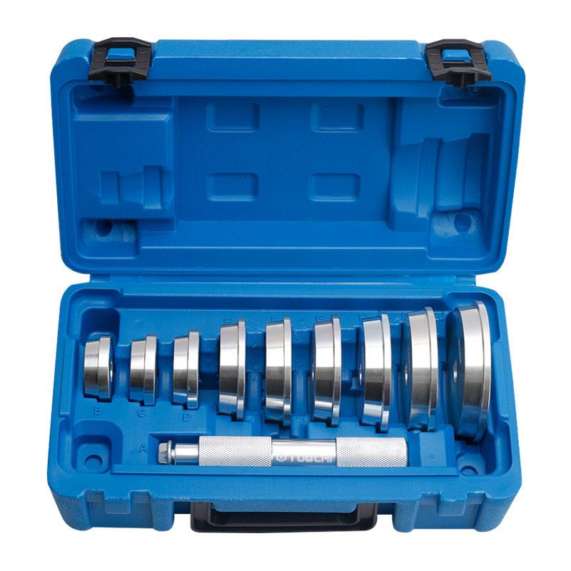 车轮轴承拆卸拆装取出器衬套胶套压入工具10件汽车斜型培林拆装器