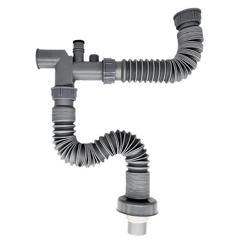 厨房垃圾处理器专用管套装粉碎机加厚耐高温防臭管防倒灌配件