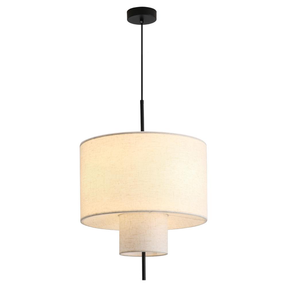 双层布艺寂吊灯侘风创意桌吧150台餐灯具宋代美学设计师氛感餐围