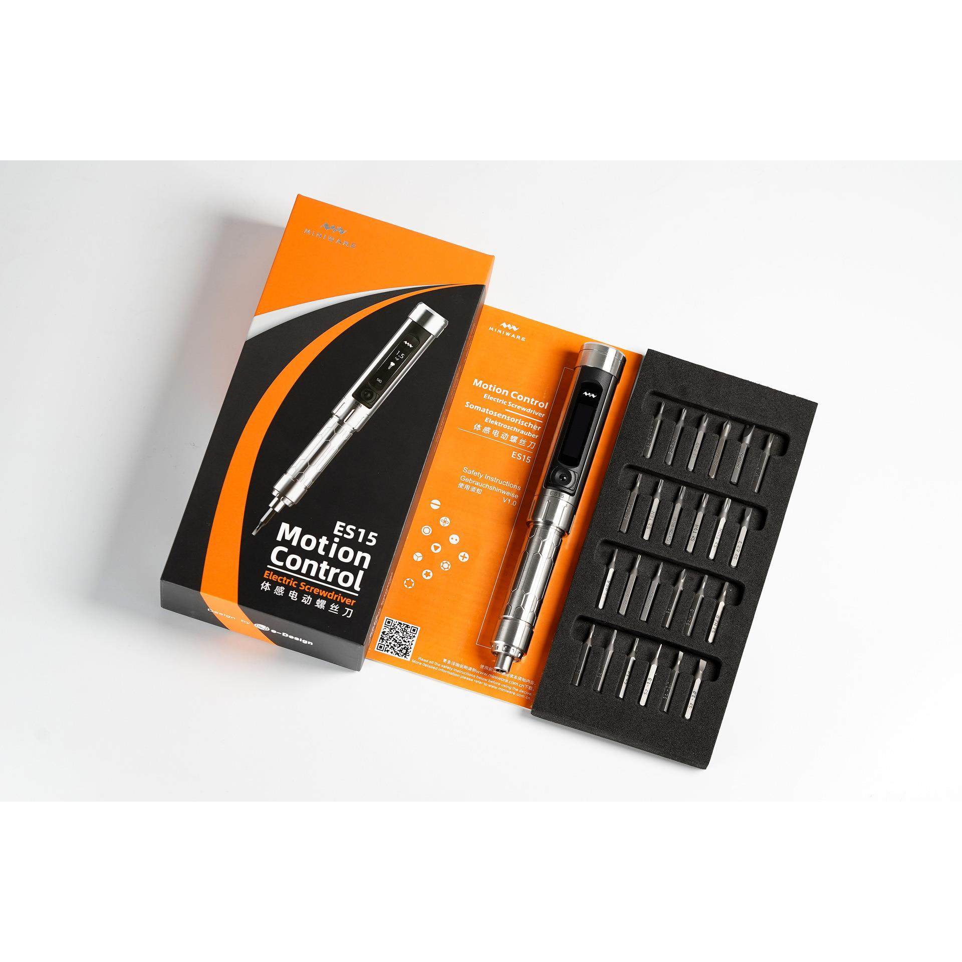 MINIWAREES15S体感迷你电动螺丝刀充电式无线操作可调速调扭矩