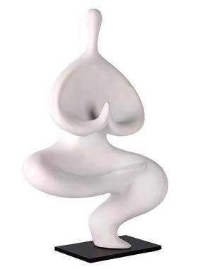 北欧瑜伽人物雕塑摆件样板间办公室客厅桌面创意现代艺术软装饰品