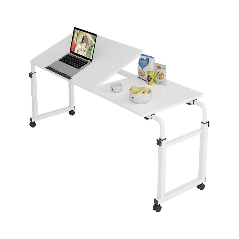 动可翻转床上桌懒人升降卧室床跨床桌可移书桌脑桌边小桌RQY电子