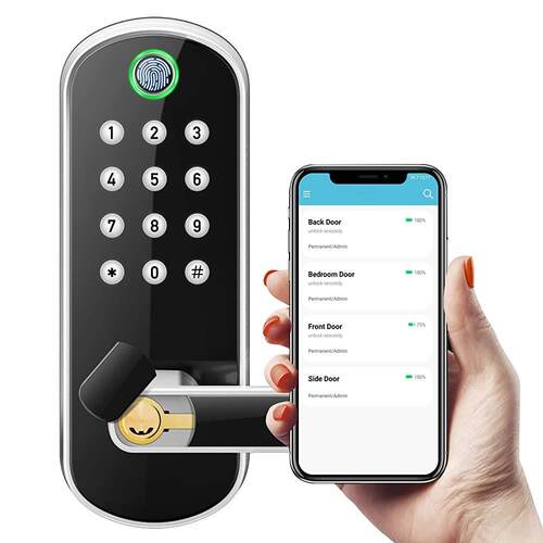 热供通通锁TTLOCK指纹密码锁远程APP蓝牙自动锁WIFI智能门锁