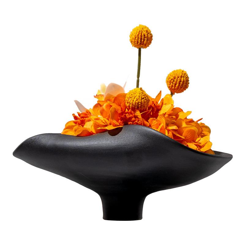 美客QDX厅陶瓷瓶家居装花饰品摆件欧式样板品房玄关电视柜工式艺